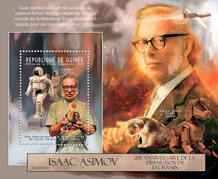Isaac Asimov, écrivain Et Professeur. - PHILATÉLIE POUR TOUS